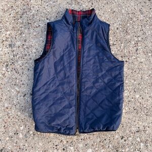 Copper Key Quilted Blue Vest